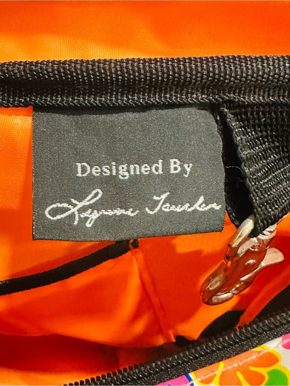 Jetpac Life Is Tennis Backpack Sling Bag 70s Neon Flower Power Lynne Tauchen